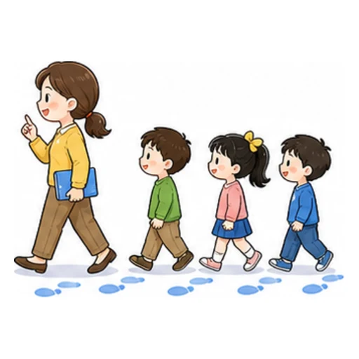 follow illustration