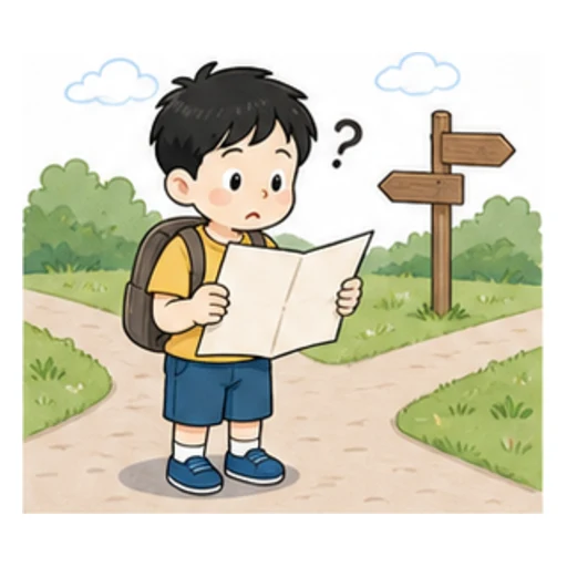 get lost illustration
