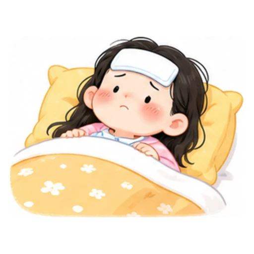 have a fever illustration
