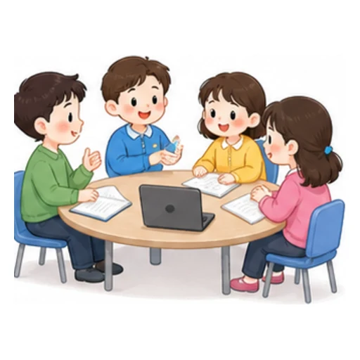 have a meeting illustration