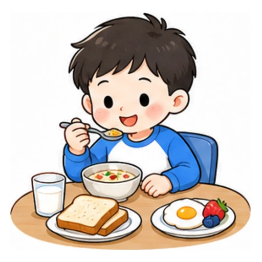 have breakfast illustration