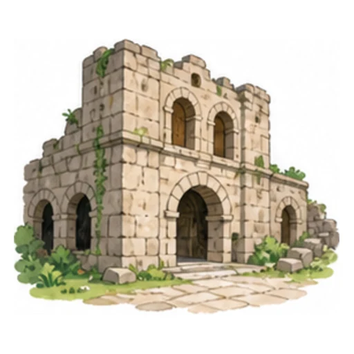 historic building illustration