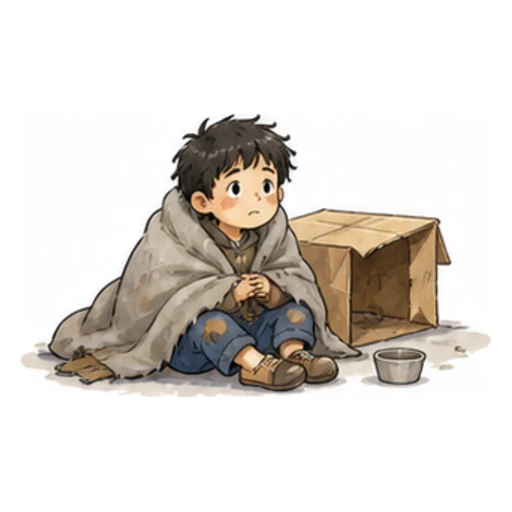 homeless illustration
