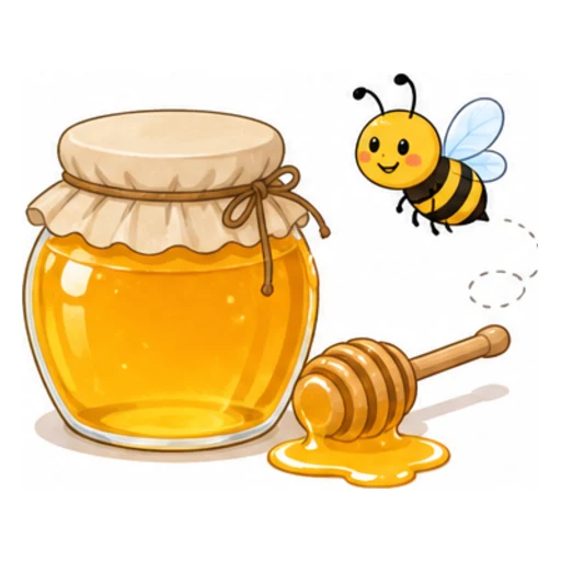 honey illustration