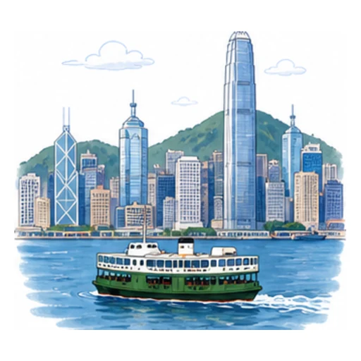 Hong Kong illustration