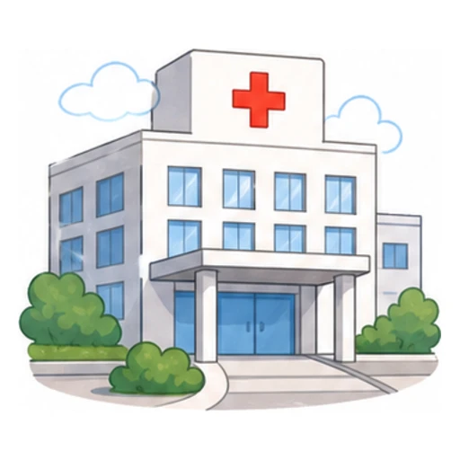 hospital illustration