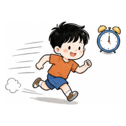 in a short time illustration