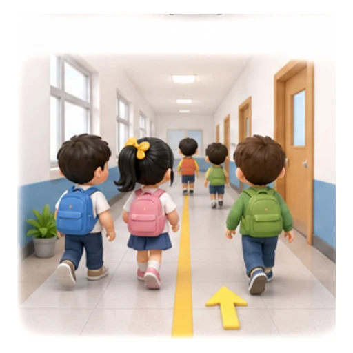 keep to the right illustration