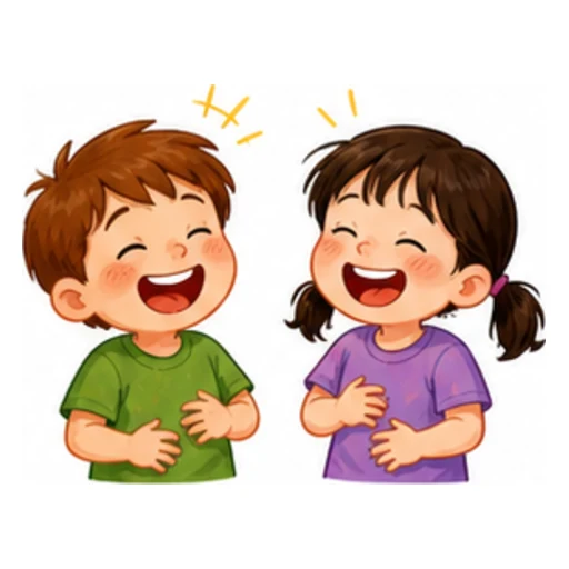 laughed illustration