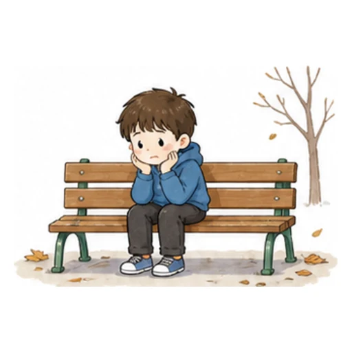 lonely illustration