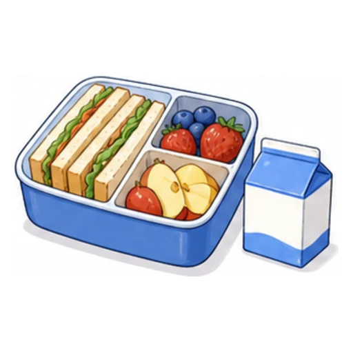 lunch illustration