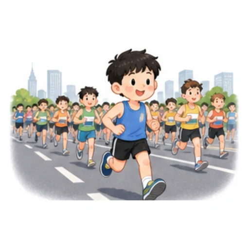 marathon illustration