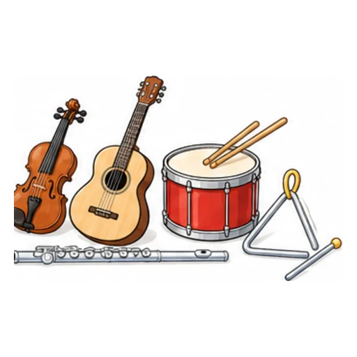 musical instrument illustration