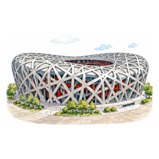 National Stadium illustration