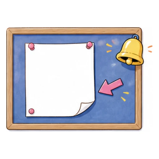 notice illustration