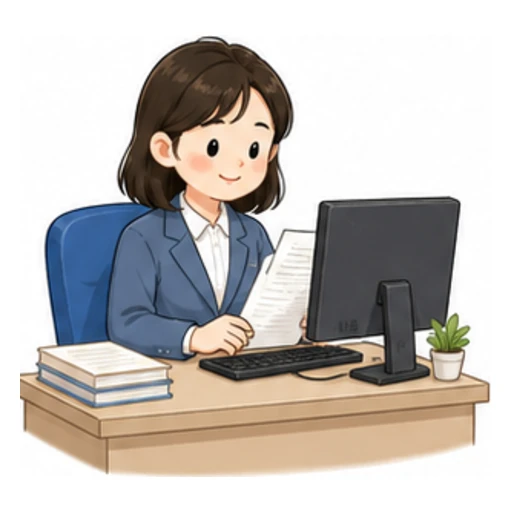 office worker illustration