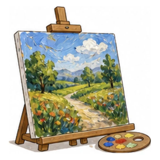 oil painting illustration