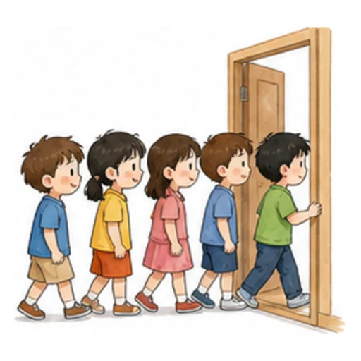 one by one illustration