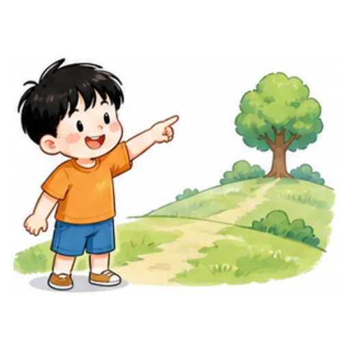 over there illustration