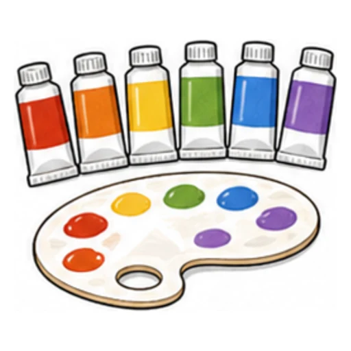 paints illustration