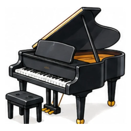 piano illustration