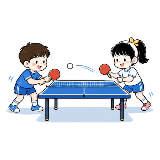 ping-pong illustration