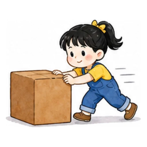 push illustration