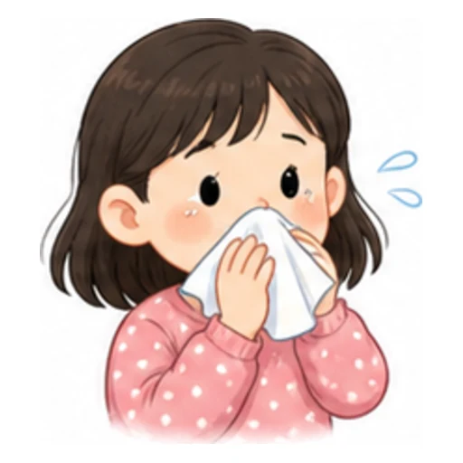 runny nose illustration