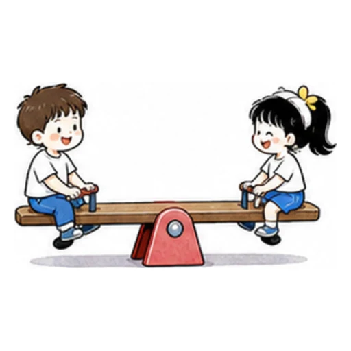 seesaw illustration