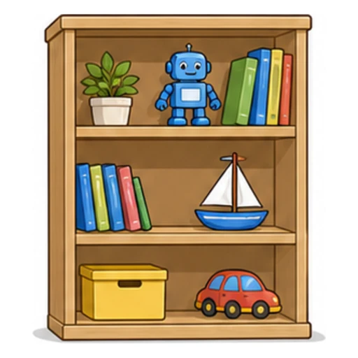 shelf illustration