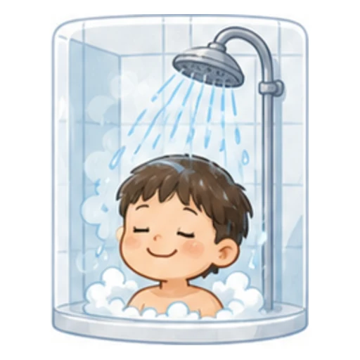shower illustration
