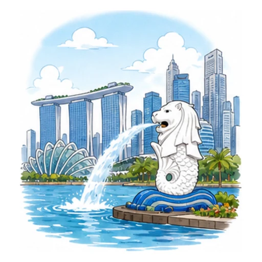 Singapore illustration