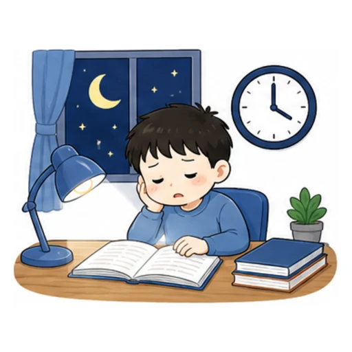 stay up illustration