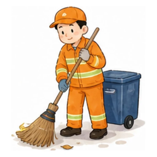 street cleaner illustration