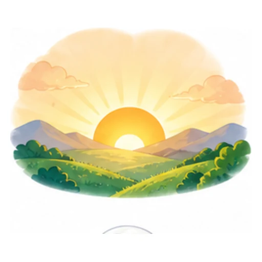 sunrise illustration
