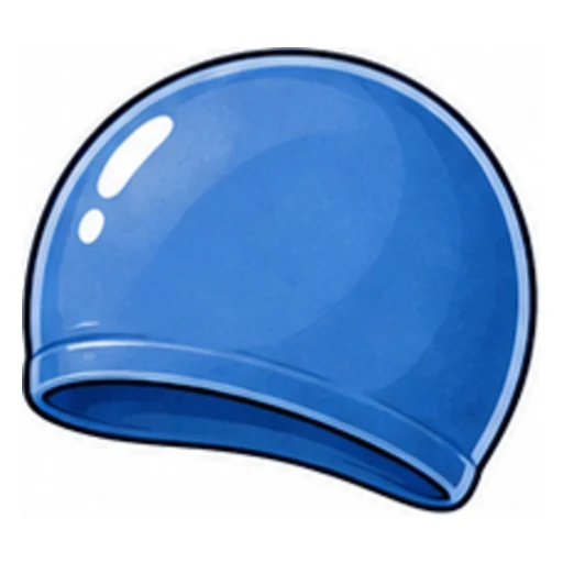 swimming cap illustration