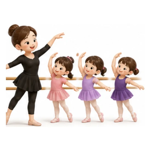 take a dancing class illustration