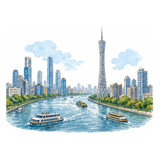 the Pearl River illustration