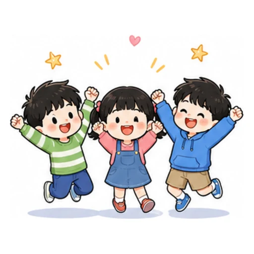 They are happy. illustration