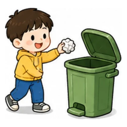 throw away illustration