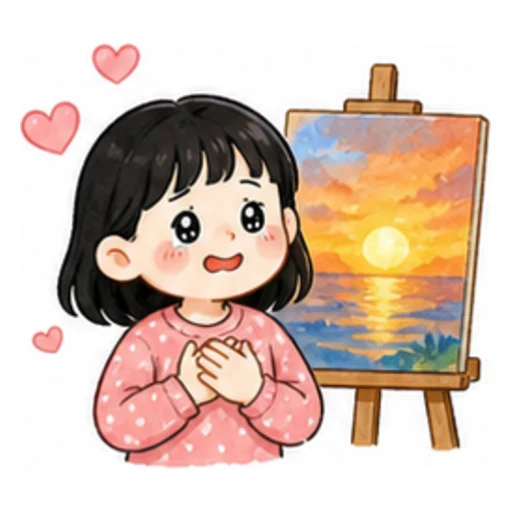 touch one's heart illustration