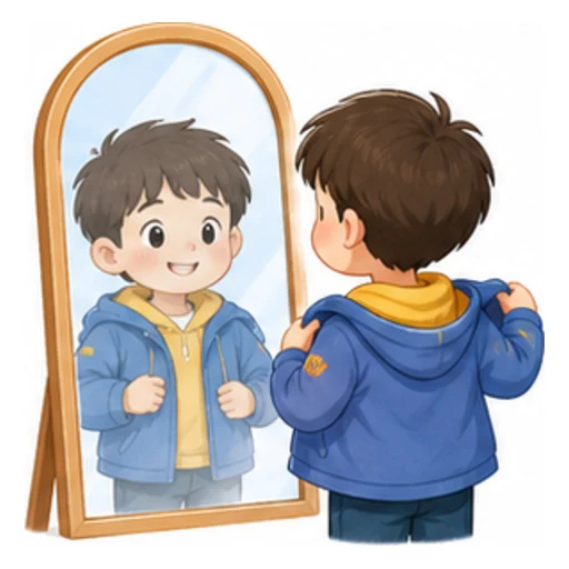 try ... on illustration