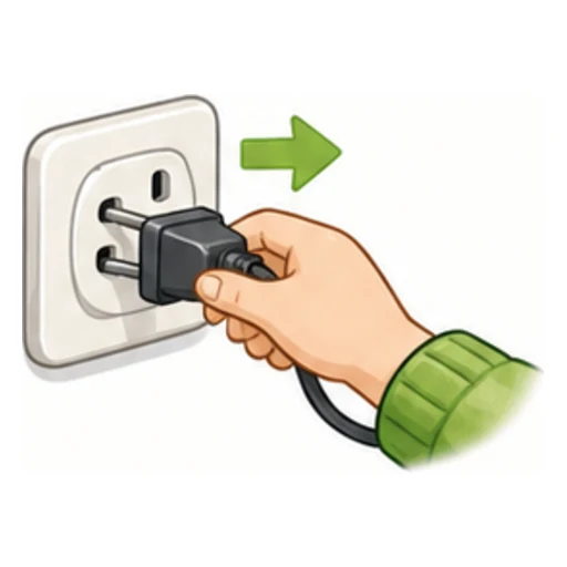 unplug illustration