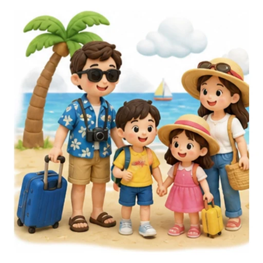 vacation illustration