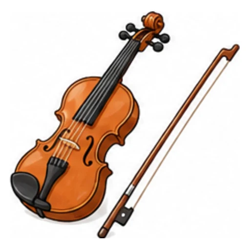 violin illustration