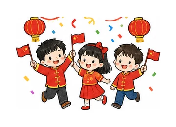 National Day illustration