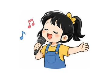 sing illustration