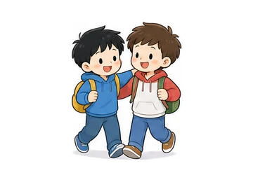 with illustration