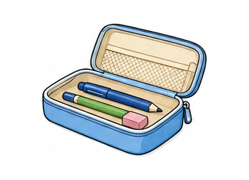 pencil case illustration