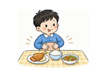hungry illustration